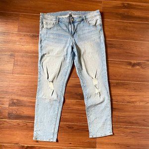 Gap Ripped Boyfriend Jeans
